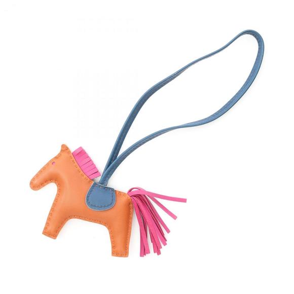 Hermes Hermès Rodeo PM Charm Accessory Leather Anjo Miro Women's Brown, Pink,... - Picture 1 of 5
